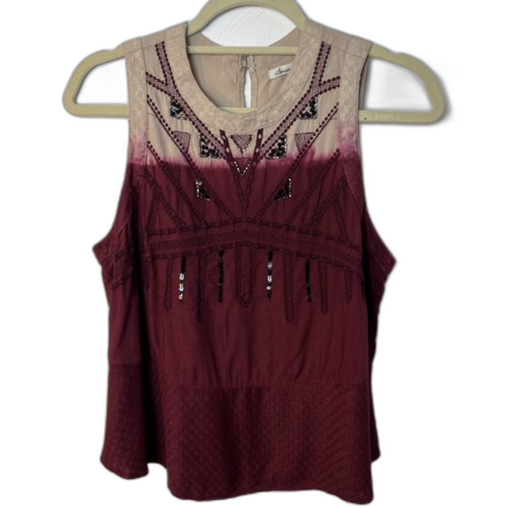 American Rag Tank Burgundy Size M